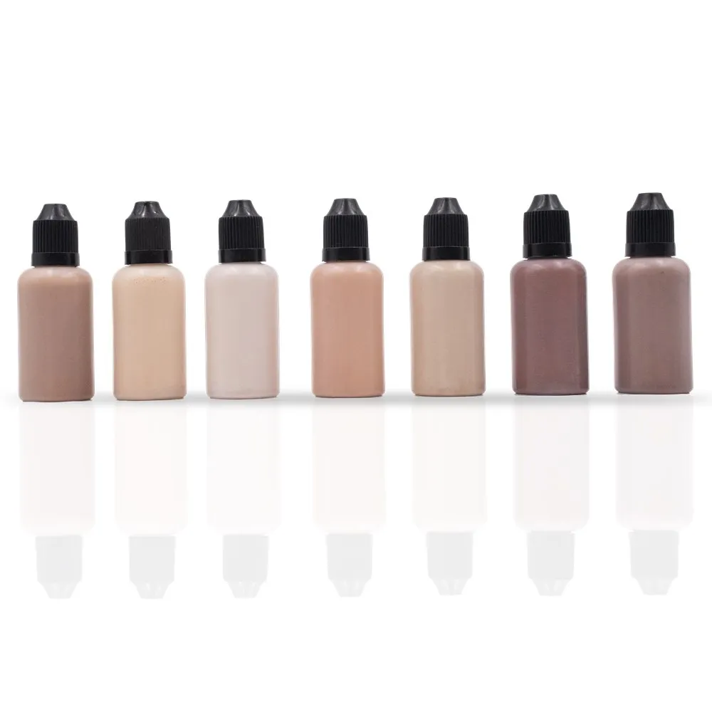 

Full Coverage Cosmetics Air Brush HD Makeup Foundation Manufacturer Private Label, 7 colors