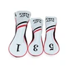 PLAYEAGLE PU Simple Pattern 3pcs set Golf Putter Golf Head Cover for wood