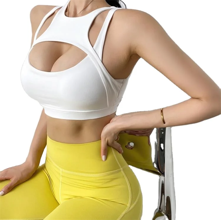 

Women Gym Fitness Sports Bra high strength Running shockproof seamless Yoga Bra, 5 colors or customized