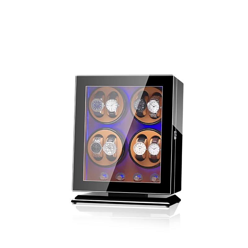 

Time partner standing wood watch winder 8+0, Black