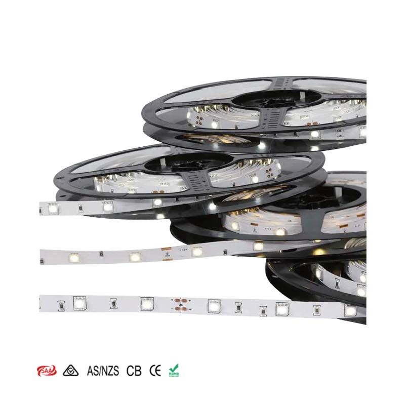 SAA shenzhen manufacture Warm White rgb Low profile waterproof connector accessories available car led strip light for PNG AU NZ