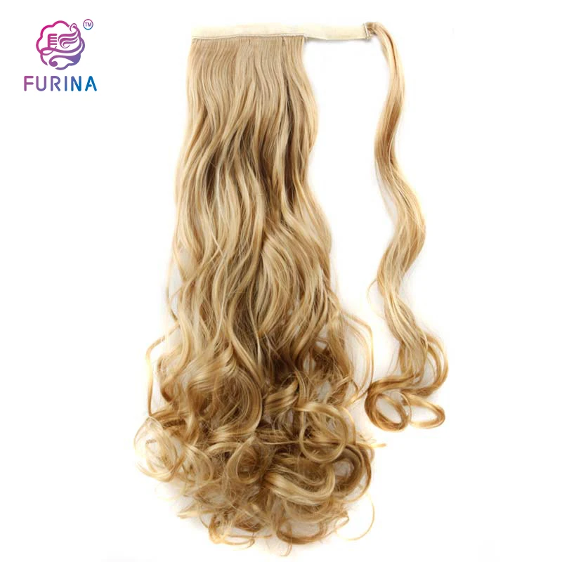 

Natural wave synthetic hair extension hair pieces and wigs ponytail multiple color options for young girl