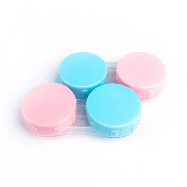 

Realkoko Portable Contact Lens Partner Case Colorful Contact Lenses Case Eye Contact Lens Case