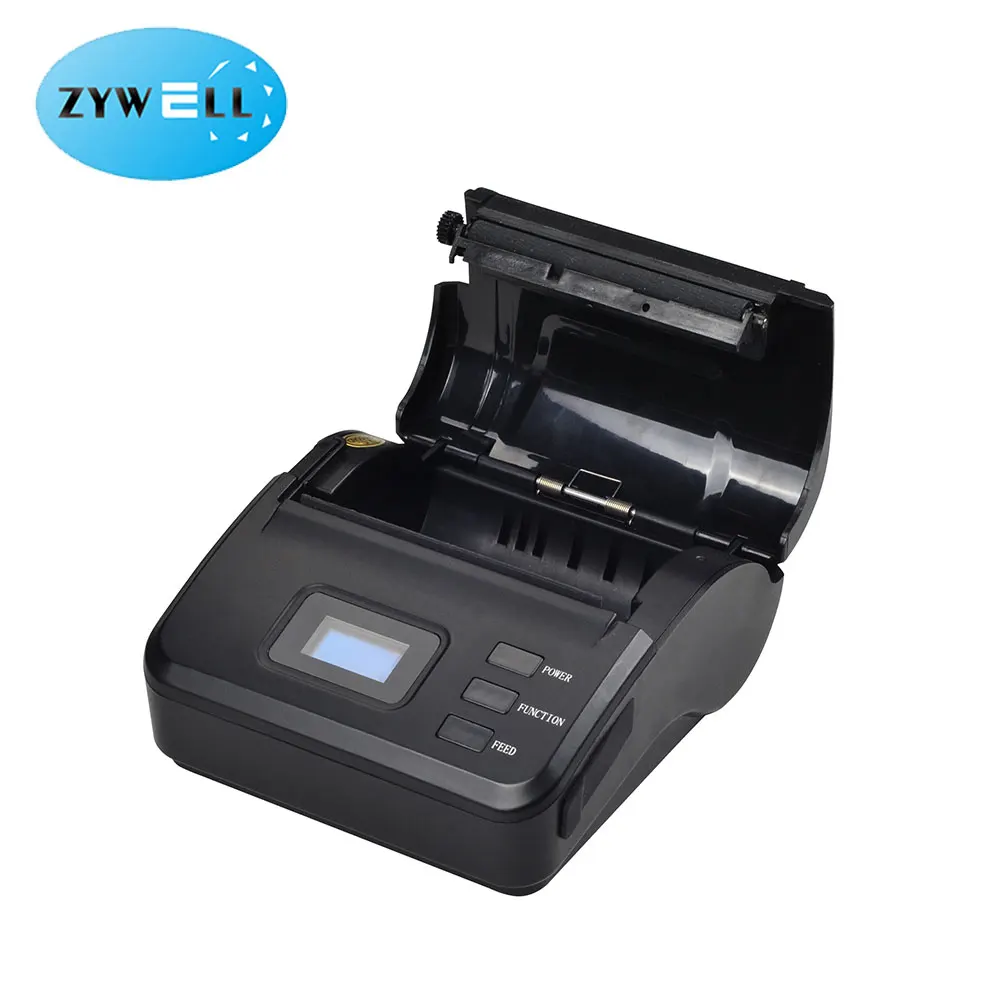 

mini 3inch portable printer ZM01 mobile thermal receipt printer, Black