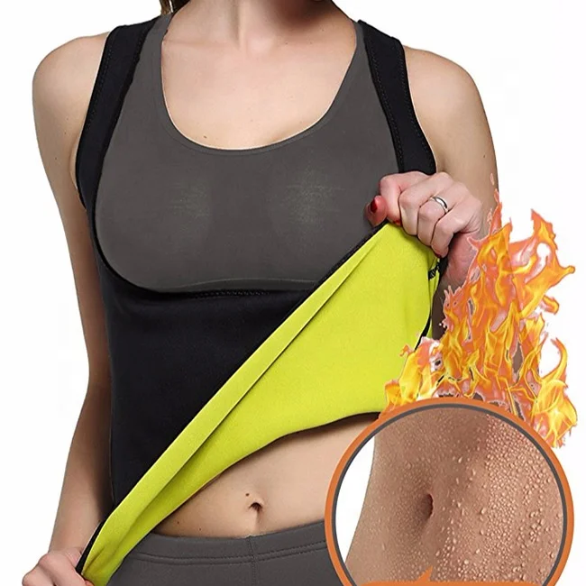 

Womens Sweat Vest Waist Trainer Sauna Pullover Body Shaper Shirt Heat Trapping Neoprene Workout Tank Top