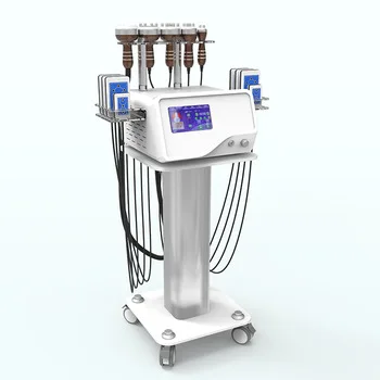 

CE Approved Fat Cavitation Vacuum RF lipo cavitation machine laser slimming, White