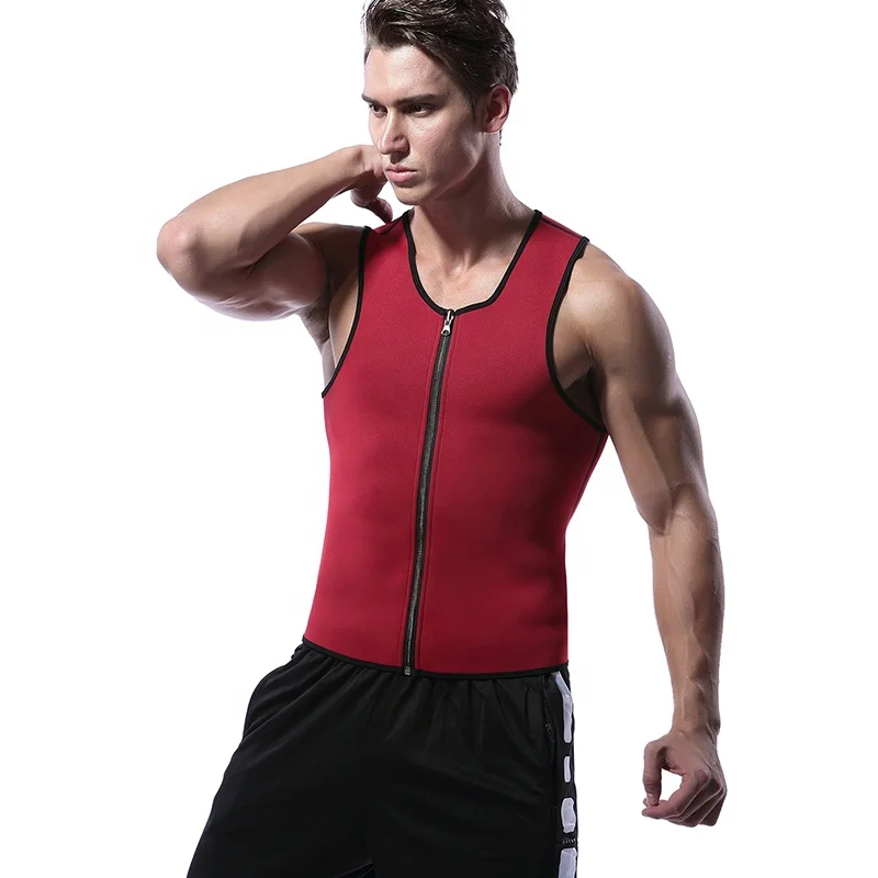 

High Quality Plus Size Gym Vest waist trainer belt Neoprene shapewear With Zipper