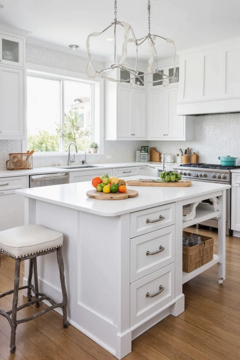 Different shades of gray for kitchen cabinets