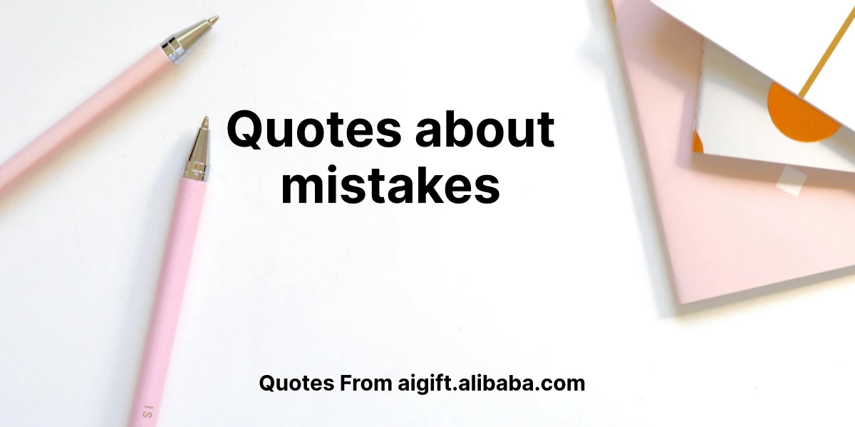 quotes about mistakes