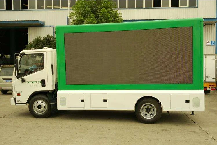 Foton LED Display Outdoor Mobile Car LED Screen Truck LED Mobile Advertisement Truck for sale