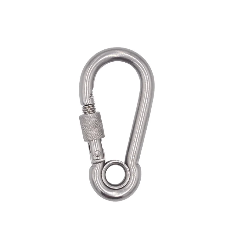 
Screwgate Eyelet Trigger Bulk CarabinerStainless Steel Sling Snap Hook 