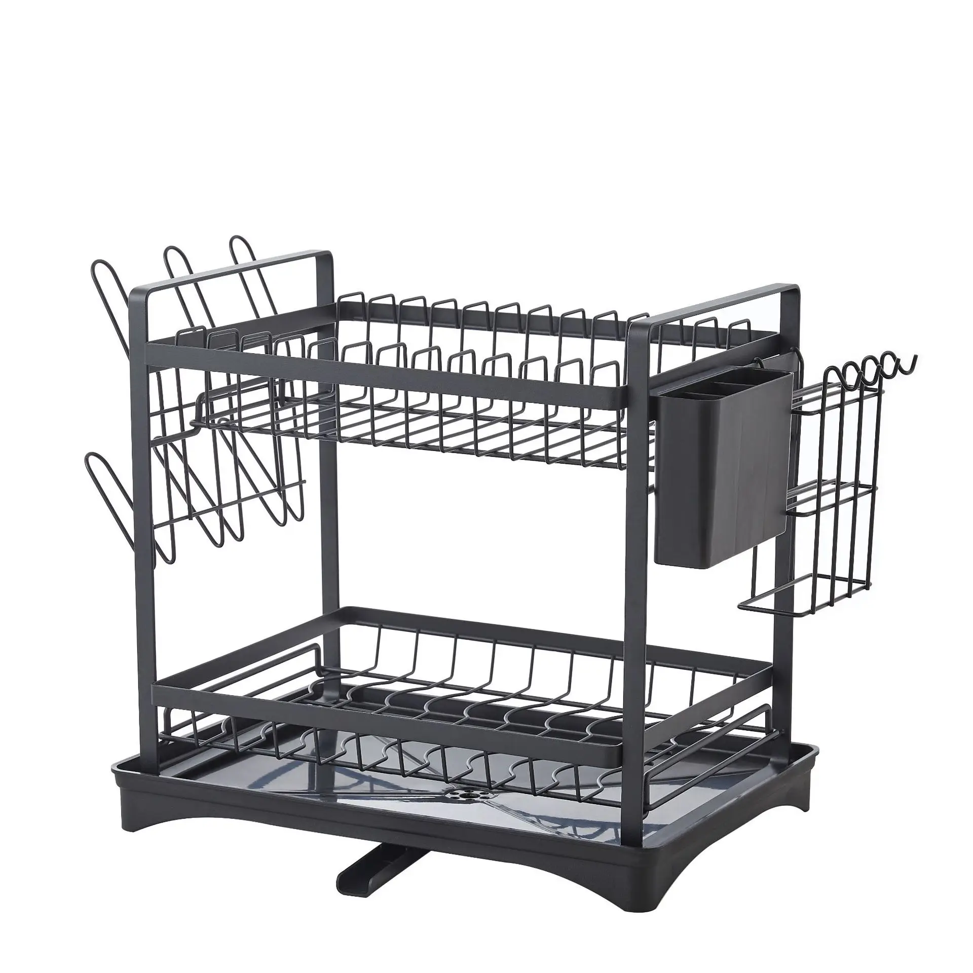 

2021 Hot Popular New Design Multipurpose Roll-up Dish Drying Rack Kitchen Organizer Rack Over The Sink Dish Drying Rack