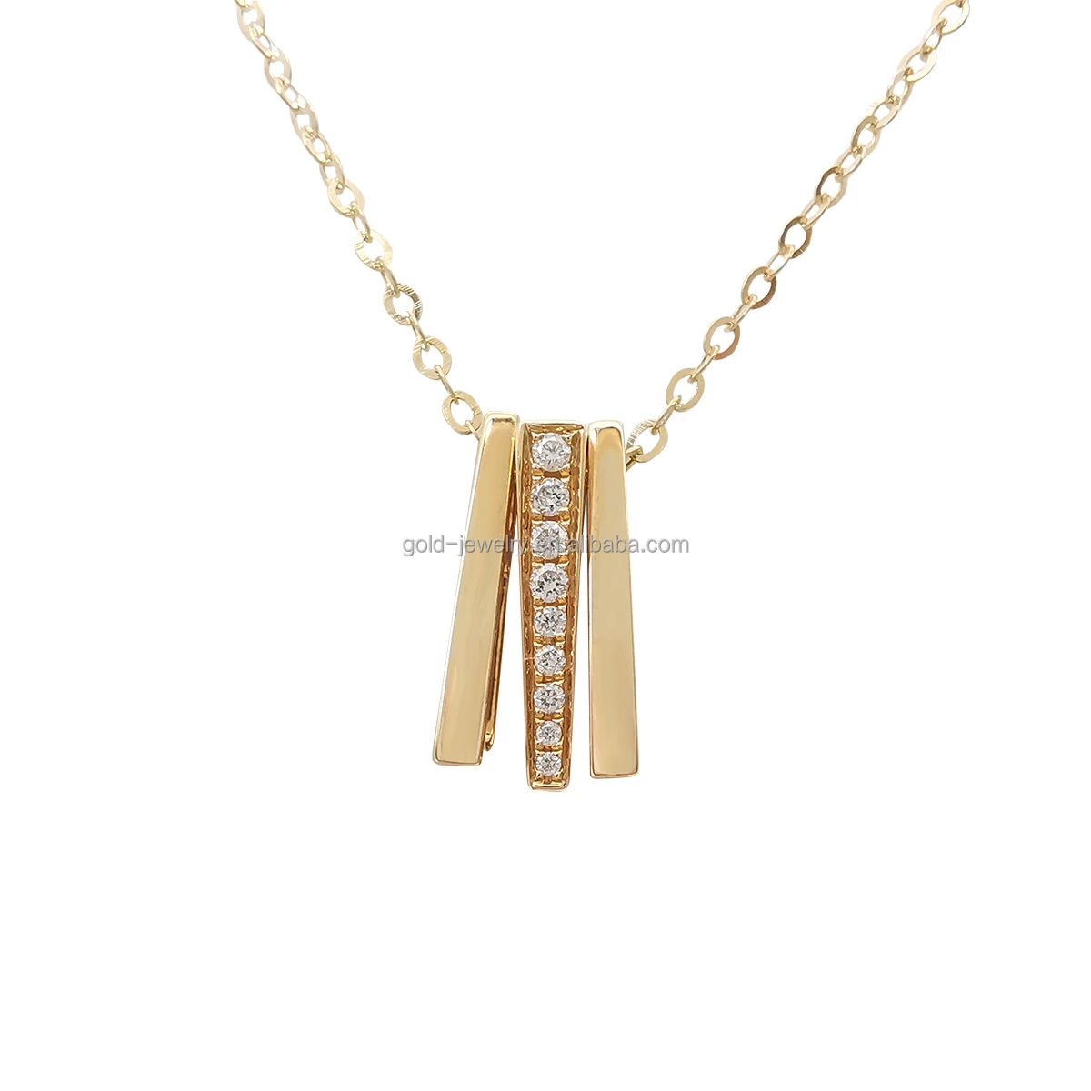 

Personalized 18k Gold Pendant Necklace Jewelry Pure Gold Fine Jewelry for Women New Arrival