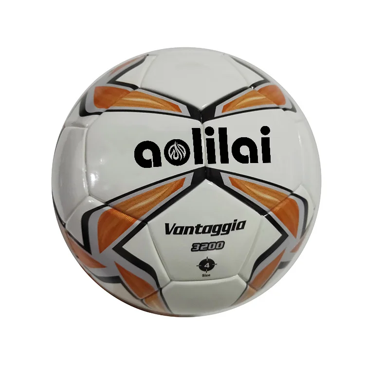 

balones futbol PU Aolilai football butyl bladder soccer ball customize own football sport equipment training, Mixed color