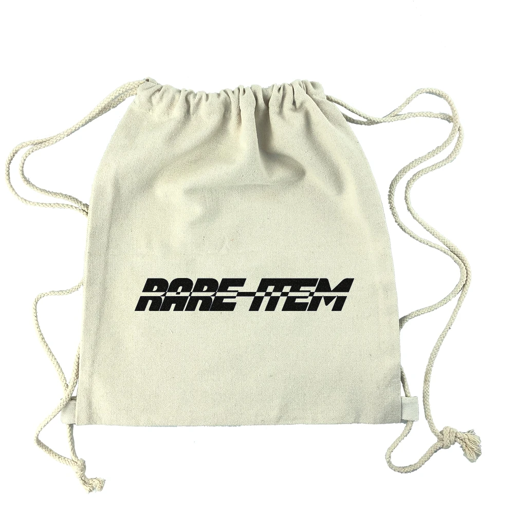

Wholesale natural recyclable canvas drawstring tote shoulder backpack