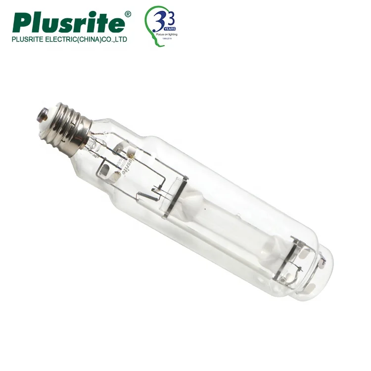 
Plusrite MH1000W TT76 E39E40 4200K bulb factory directly supply metal halide lamp 1000w 