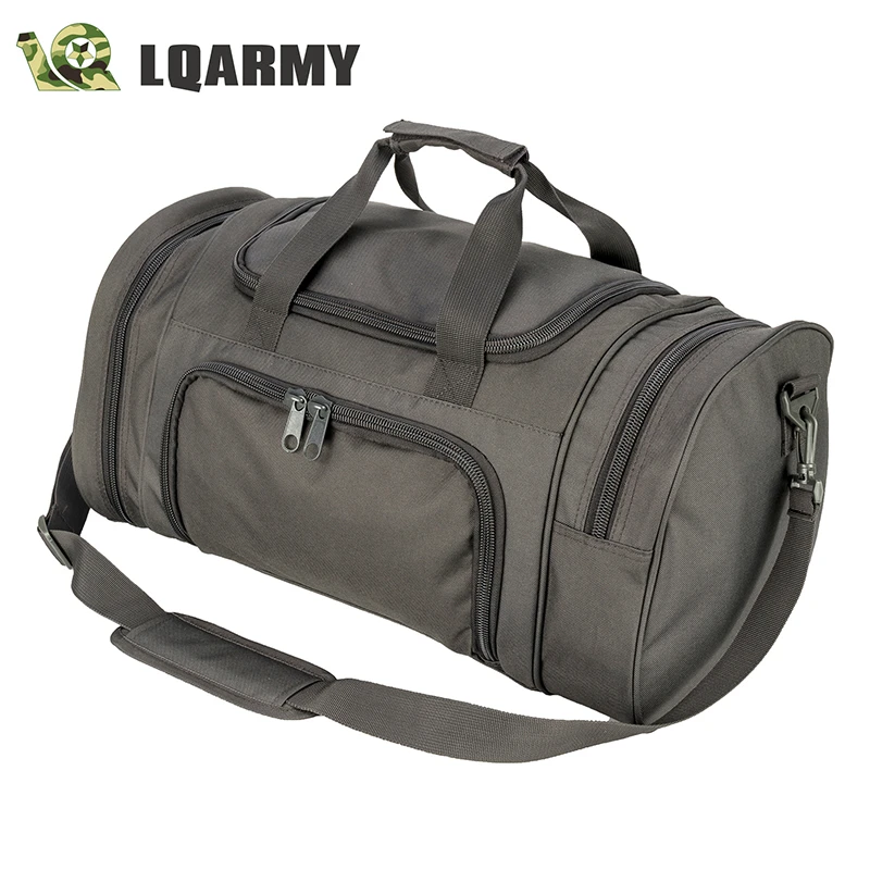 

military tactical backpack packable waterproof travelling duffle bag men, Black