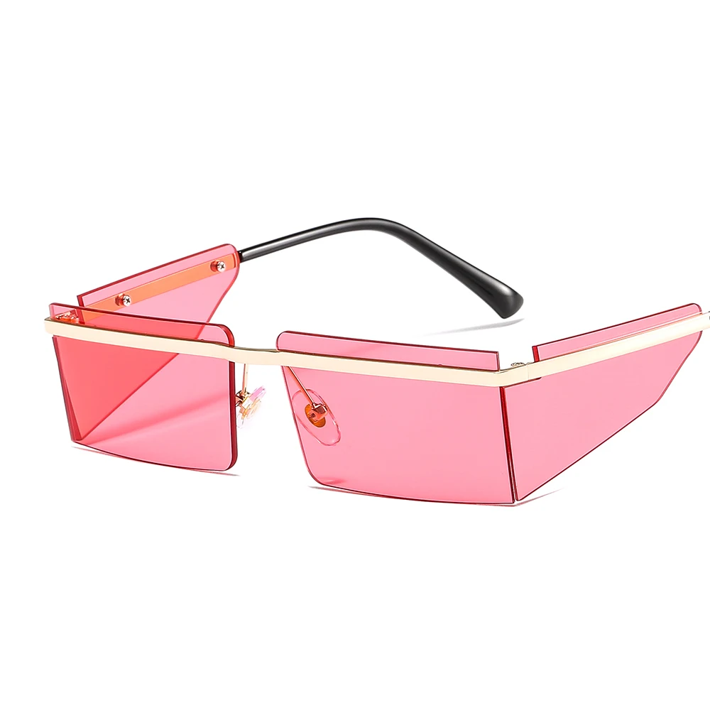 

New Arrival Rimless Square Four Lens Trendy Sunglasses