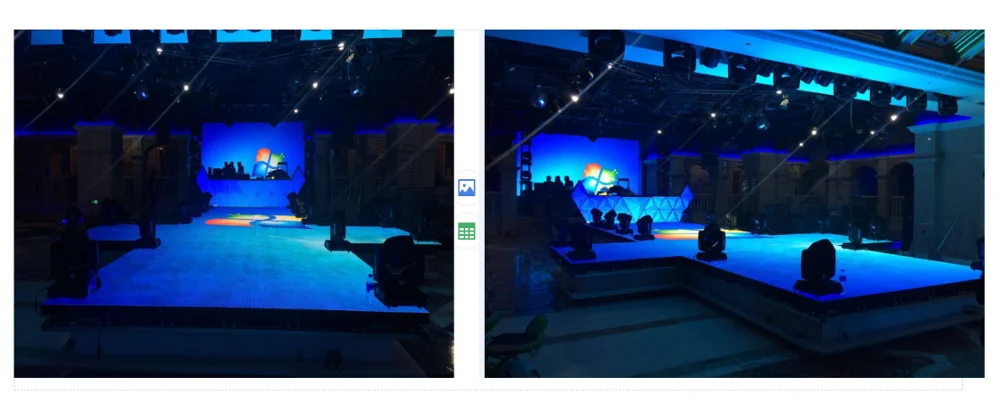 P2.97 P3.91 P6.25 P4.81 Outdoor Stage LED Dance Floor Tiles LED Display for Disco Floor Screen