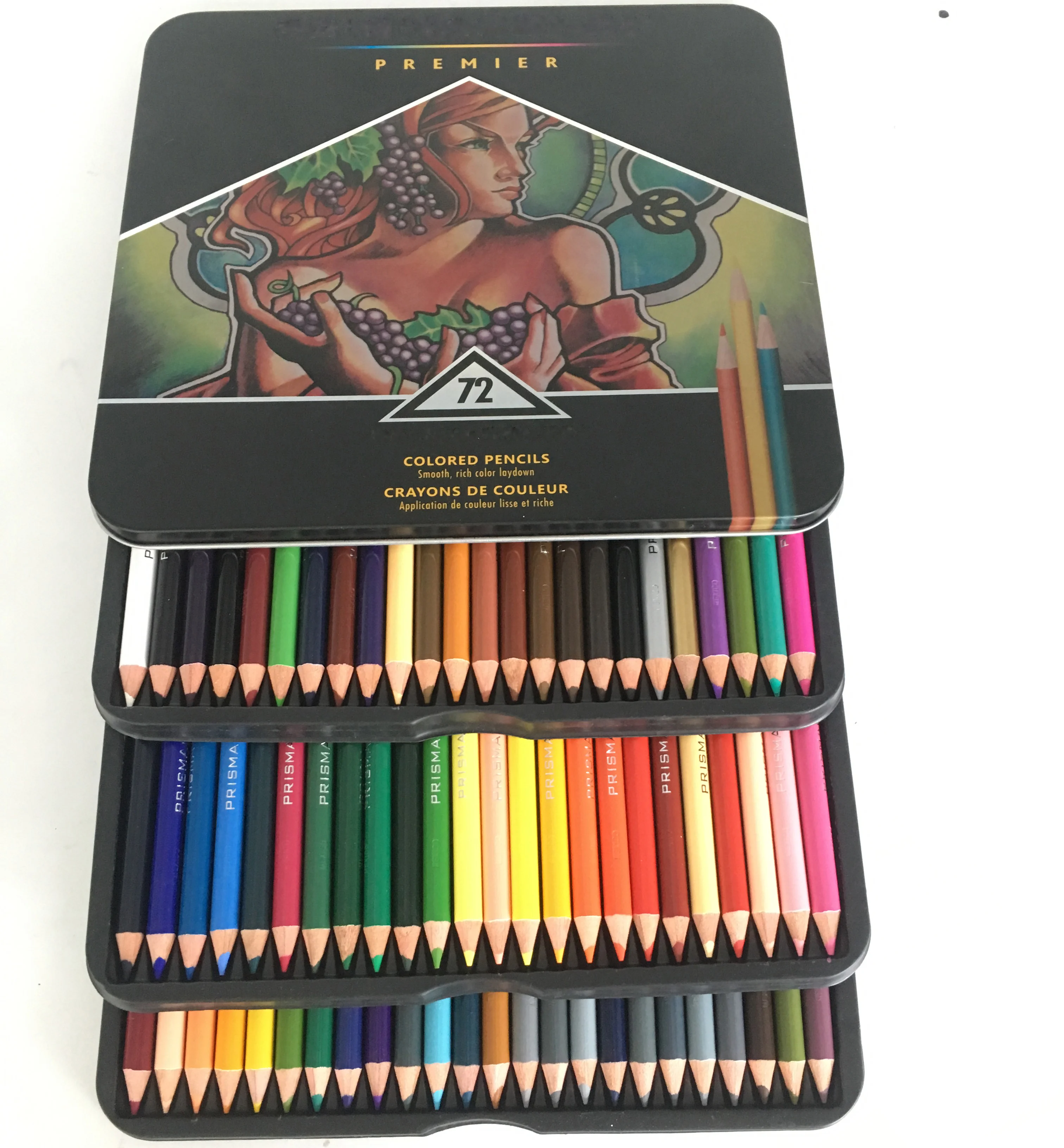 Prismacolor Premier Colored Pencils Soft Core 72 Pack Perfect For Shading New 