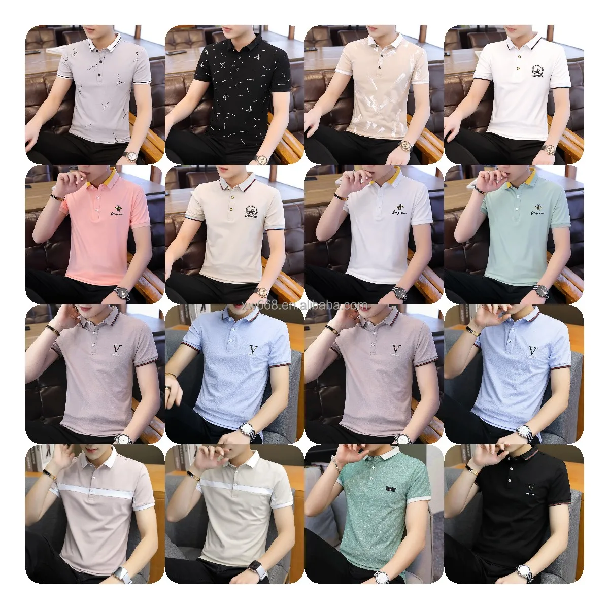 

2022 Low fashion latest design polo, men's Polo T - shirt, polo T - shirt wholesale