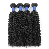 

Wholesale Brazilian human hair extension weft Grade 10A 100g Kinky curly virgin hair weave bundles