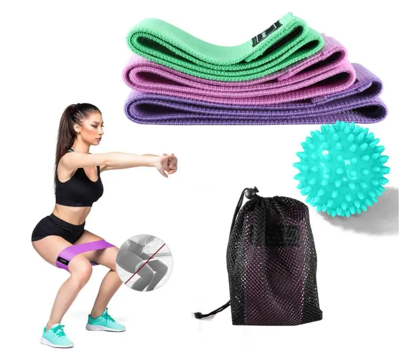 

Keep health heavy stripy fabric thick fitness resistance band dropshipping, Customized
