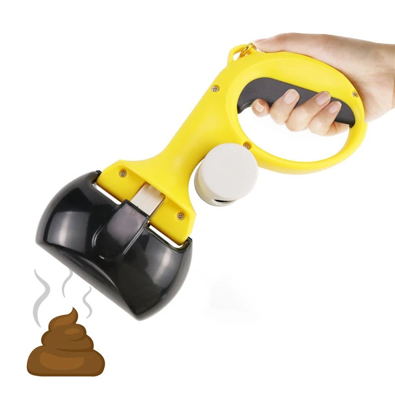 

Pet Pooper Scooper For Dog Cats Long Handle Poop Scoop Outdoor Clean Pick Up Waste Picker Cleaning Tools Dog Excrement Collector, Picture