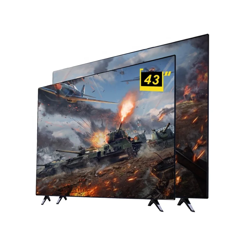 

Wholesale cheap 43 Inch drop-resistant TV 4k 2k LED flat screen Android Smart Television