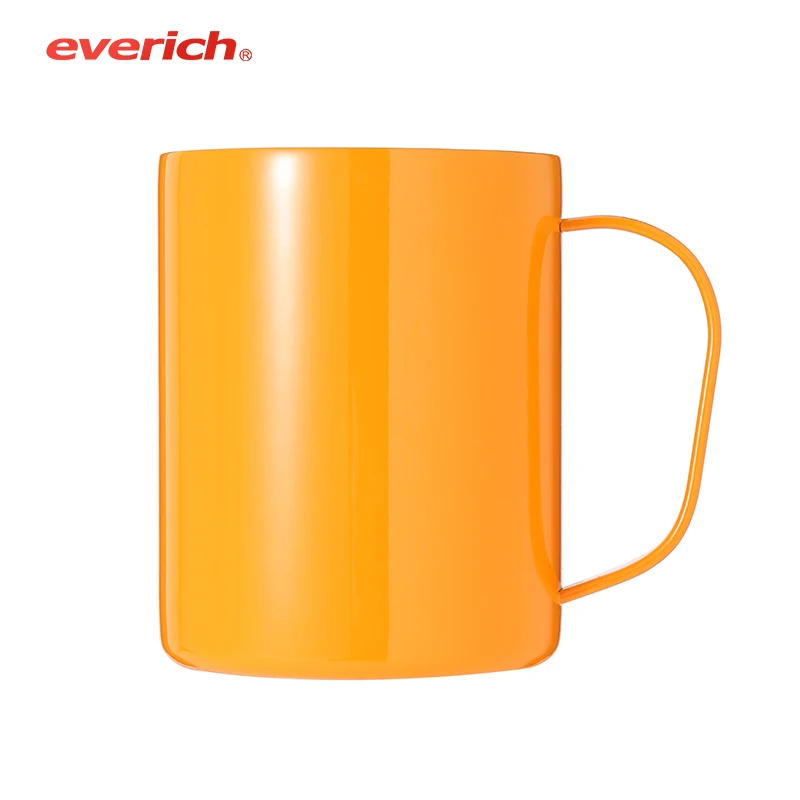 

Customized logo 12oz double wall stainless steel wine mugs outdoor party vacuum insulated wine tumbler cups in bulk with handle, Customized color