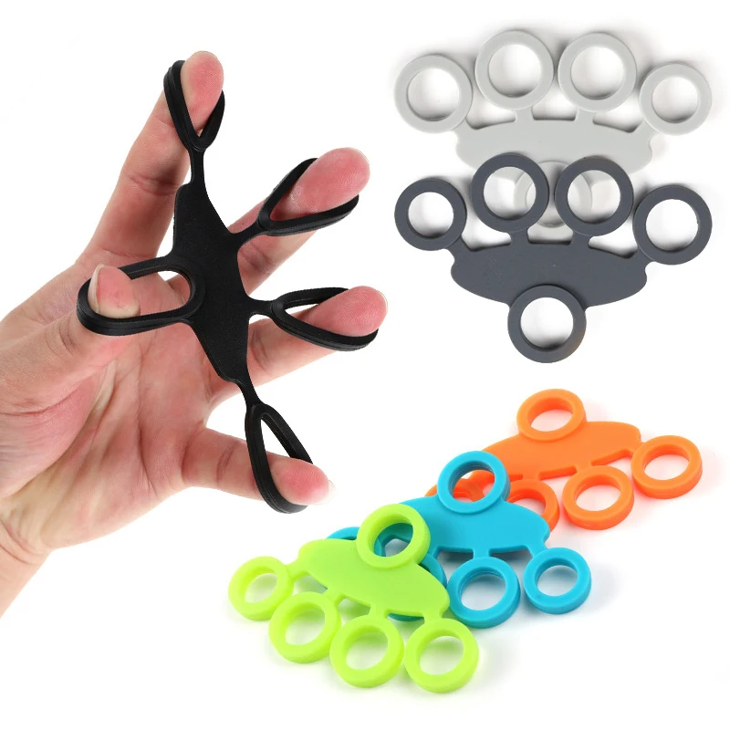 

Portable Hand Recovery Exerciser Hand Grip Strengthener Silicone Finger Stretcher Training Exerciser