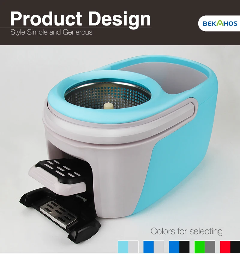 2020 Innovative Cleaning Mop Factory Price Walkable Spin Mop 360 With Pedal
