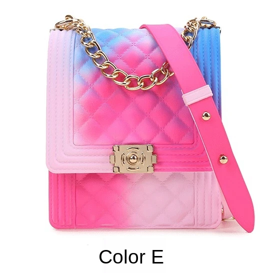 

jelly summer colorful bag candy handbags