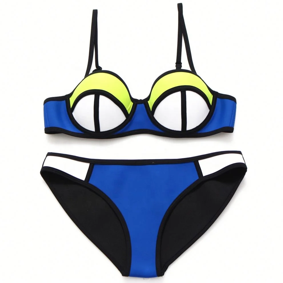 

VOOGUE Color Matching Ladies Split Swimwear Summer Hot Spring Beach Swimwear Ladies Sexy Underwear Set
