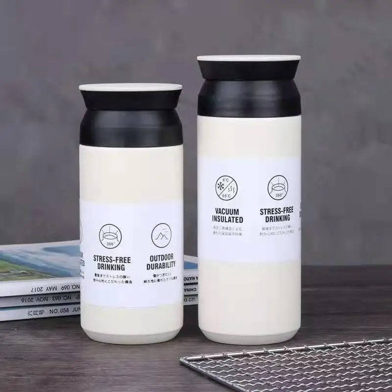 

New design creative matte morden popular drinking bottles stainless steel portable bottle with handle, Custom