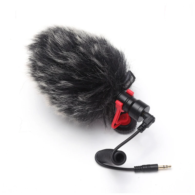 

SC-MM1 Professional Microphone Youtube Vlogging Mic for Smartphone Tablets DSLR Camera Video Recording Microphone with clip