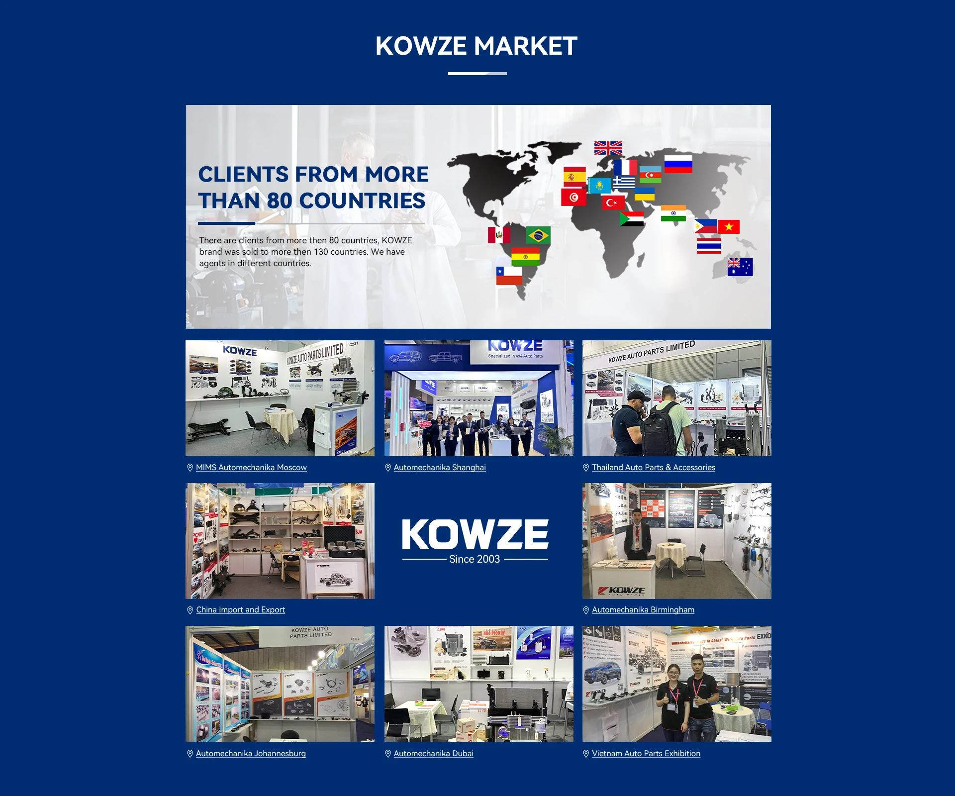 Guangzhou Kowze Auto Parts Limited - Japanese Car Parts, Auto Parts For ...