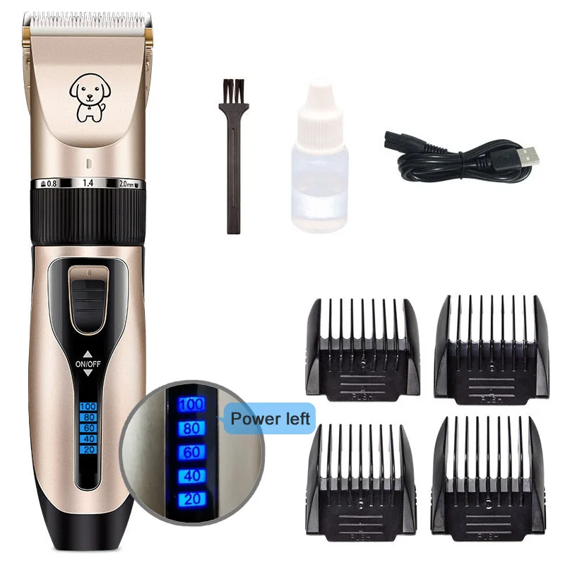 

Dicway Pet Cat Hair Clippers for dogs Rechargeable Grooming Shaver professional Set Electric Shear Hair Trimmer for Animal kit