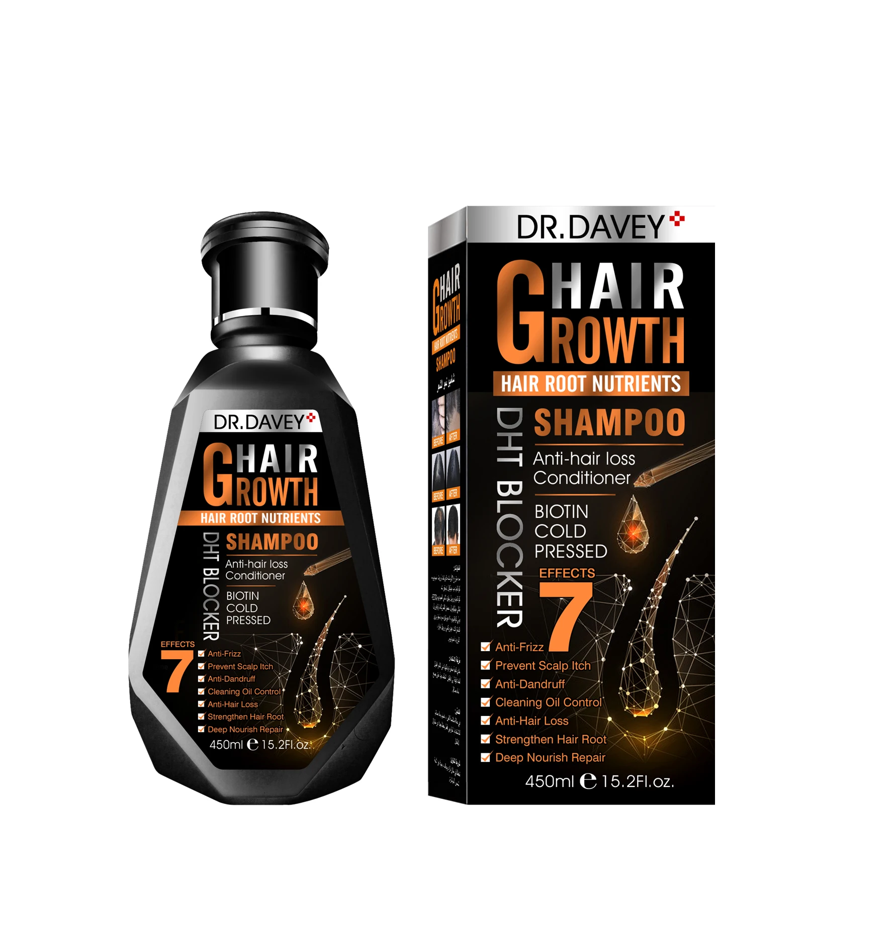 

DR.DAVEY HAIR GROWTH SHAMPOO ANTI-HAIR LOSS CONDITIONER