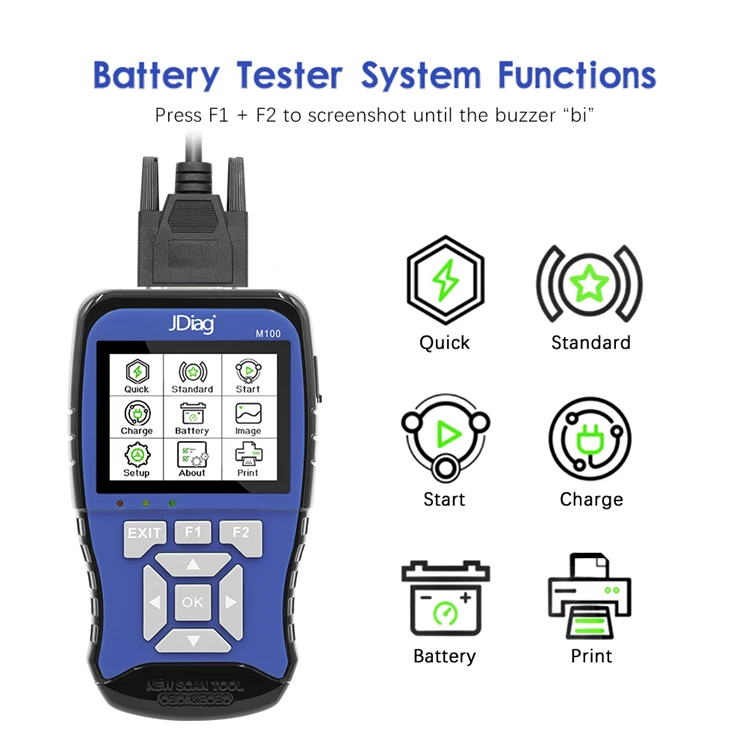  Motorcycle Diagnostic Scanner Tool JDiag M100 Motorbike Scan Tool 