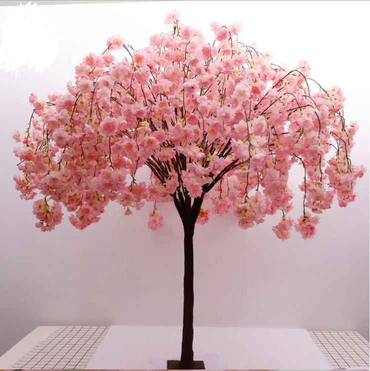 

Sakura flower wedding table tree centerpieces artificial cherry blossom tree, Pink, white or others