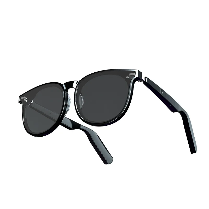 

High Quality Square Presbyopic Reading Glasses Custom Logo Computer Reading Glasses Driving Sunglasses Headset Smart Stereo For, Black