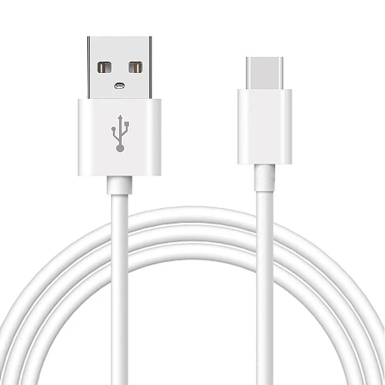 

Quick Charge USB-C Fast Charging Mobile Phone Data Cable USB Type C Cable, White black