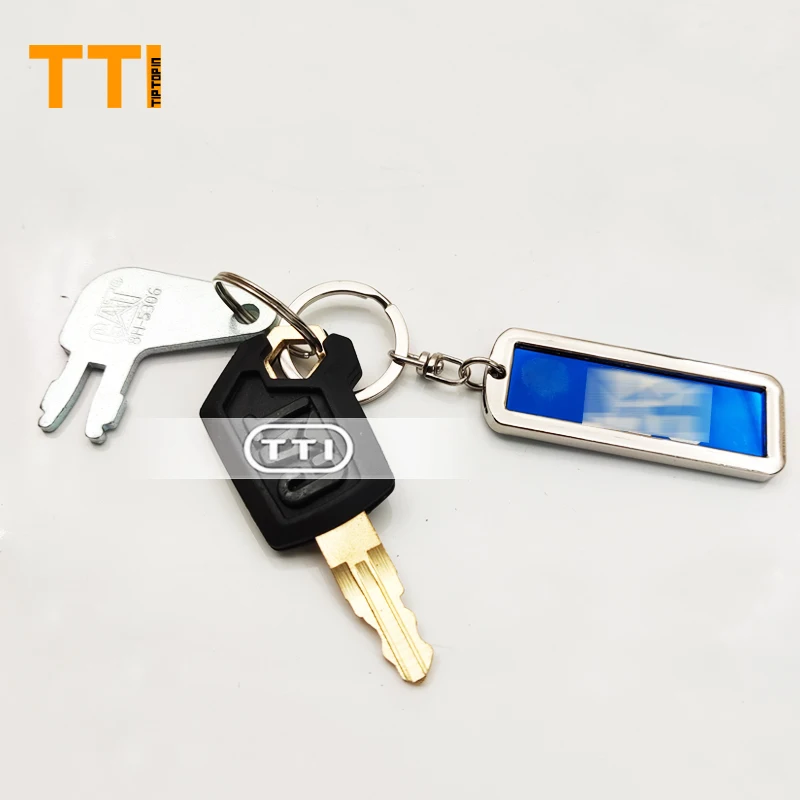 

8H-5306 7N0718 7N0719 Key Switch Ignition Key Chain For Caterpillar