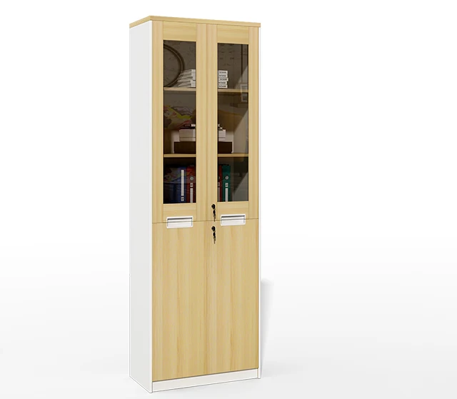 Office Furniture Manufacture two glass doors locking models office filing cabinet