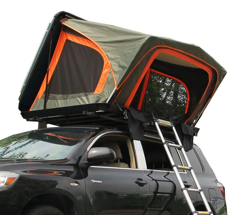 

hot sale aluminium clam shell roof top tent