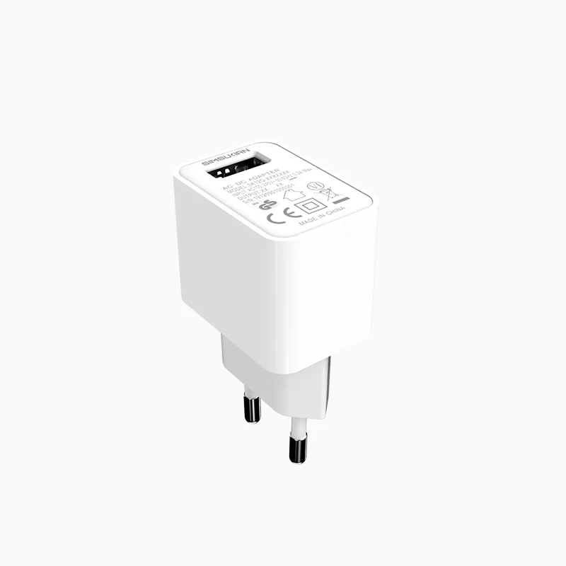 

Simsukian EU White Wall adapter 5v 1.0a 5W ac dc adapter 220v to 12v power supply with UL/USTC/CCC/GS/CE/SAA certification