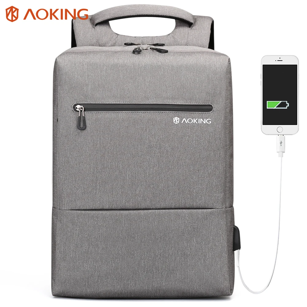 

Aoking brand mens backpack bags smart charging luxury backpacks men usb port backpack laptop