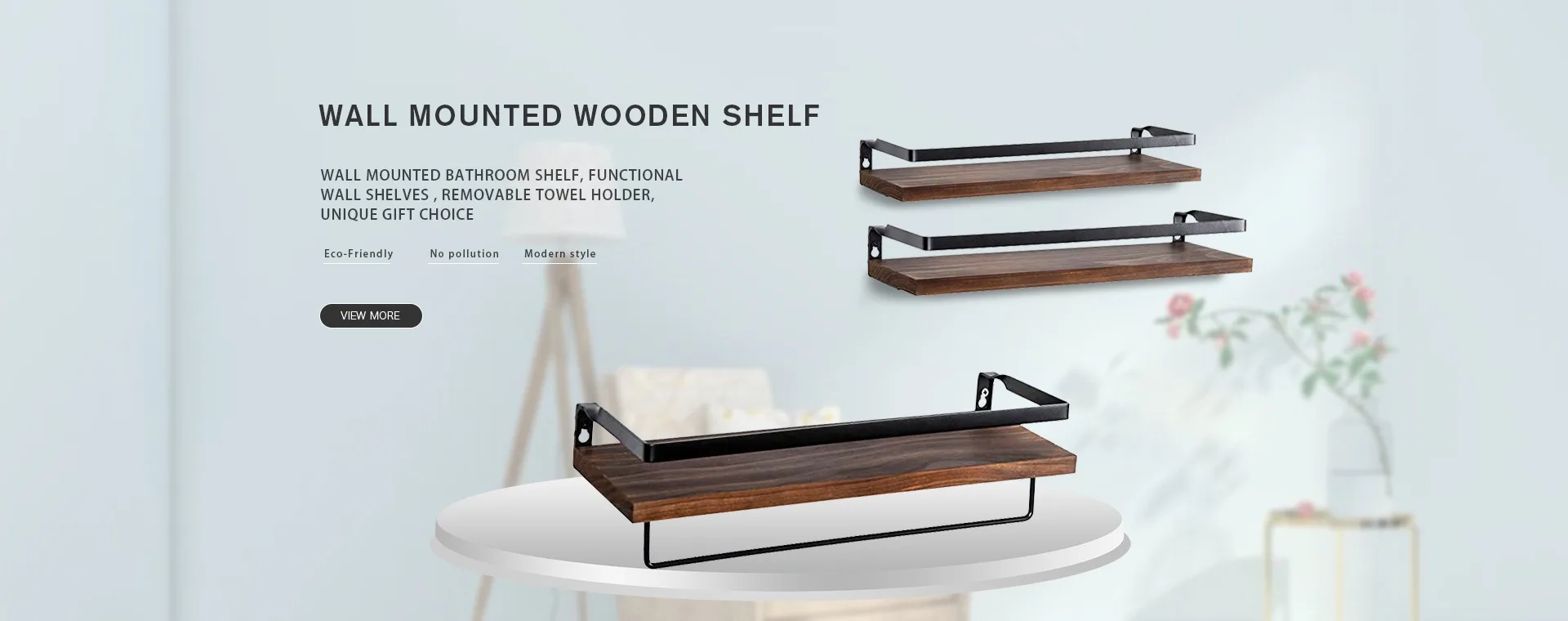 Rustic Farmhouse 3 Tier Hidden Floating Wall Wood Shelf Design Buy