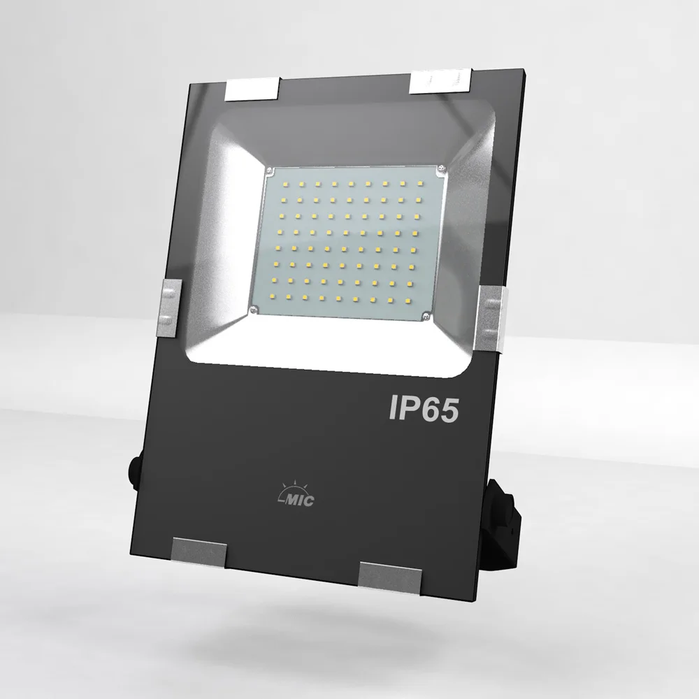 

MIC ETL DLC TUV White or black house sports factory stadium 10w20w30w50w80w100w150w200w300w400w500w led flood light